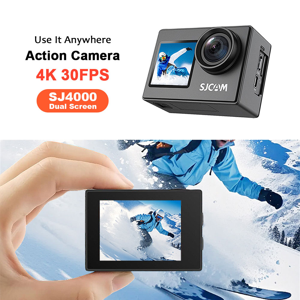 Drone Camera Action - SJCAM SJ4000 4K/30 fps Actiecamera 30M