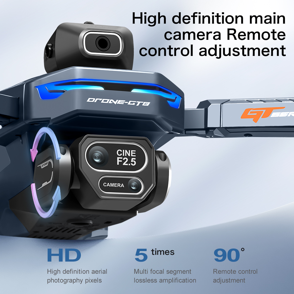 NIEUWE GT8 HD RC Drone 4K Prof - Drone Camera Lens recensie en prijs